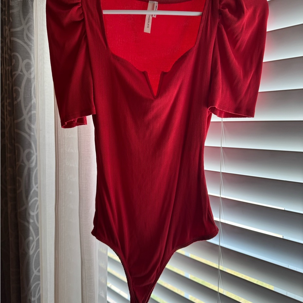 Elegant Red Women's Top
